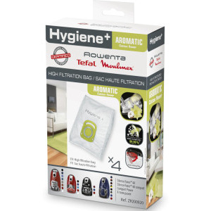 Rowenta Set 4 x Saci ZR200940 Hygiene+ aromatic cotton flower