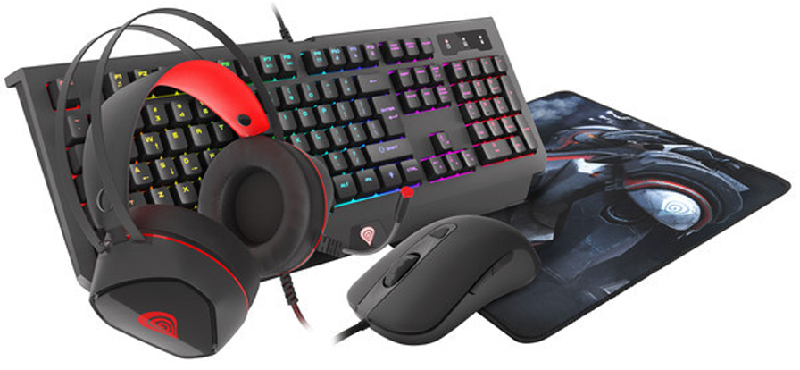 Kit Gaming Genesis Combo 4-in-1 Cobalt 330