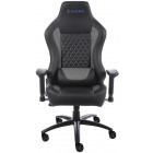 Scaun gaming Inaza Aviator Black + pernuta lombara cu functie de vibratii pentru masaj