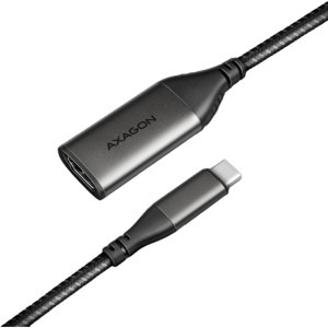 AXAGON 1x USB Tip C Male - 1x HDMI 2.1a Female, 0.25 m, negru-gri