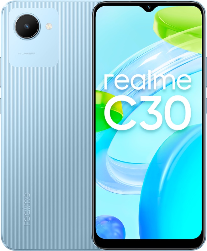 Smartphone Realme C30, 32GB, 3GB RAM, Dual SIM, 4G, Lake Blue