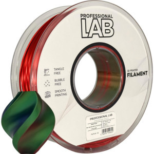 PROFESSIONAL LAB Filament Silk PLA, Tri Color Royal Blossom, 1 kg