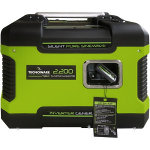 Tecnoware Generator silentios Inverter FGEINV2200M, 2200 VA, 2000 W, 4 L, 58-62 dBA