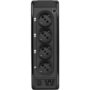 Eaton 3P Ellipse 900 USB DIN 900 VA, Schuko Sockets, Negru