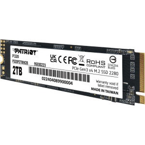 Patriot P320 1TB PCIe Gen3 x4 M.2 2280