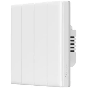Sonoff Intrerupator Smart T5-4C-86, Wi-Fi, Control vocal