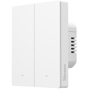Sonoff Intrerupator Smart M5-2C-80W, Wi-Fi, Control vocal, Matter