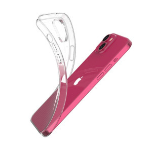 Lemontti Capac protectie spate Ultra Clear Transparent pentru iPhone 15 Plus