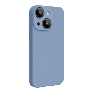 Lemontti Capac protectie spate Liquid Silicon MagCharge Blue pentru iPhone 15 Plus