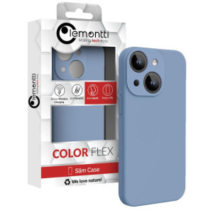 Lemontti Capac protectie spate Liquid Silicon MagCharge Blue pentru iPhone 15 Plus