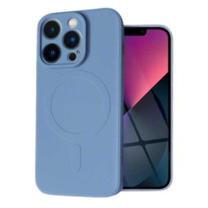 Lemontti Capac protectie spate Silicon MagSafe Blue pentru iPhone 15 Pro