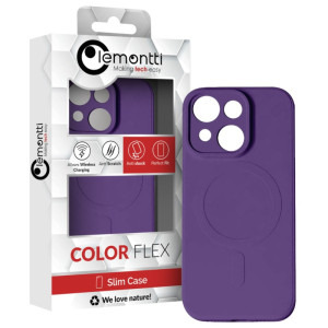 Lemontti Capac protectie spate Silicon MagSafe Purple pentru iPhone 15