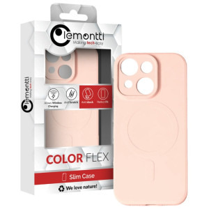 Lemontti Capac protectie spate Silicon MagSafe Pink pentru iPhone 15