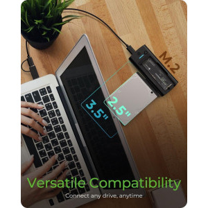 Icy Box IB-180MS-C31 USB 3.2 Gen 2 Type-C Black