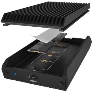 Icy Box IB-1920M-C42 M.2 NVMe USB4 Black