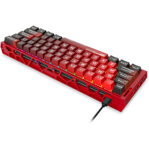 Redragon Venom Rapid Trigger RGB Red/Black Clossed Buttom Pink Magnetic Switch Mecanica