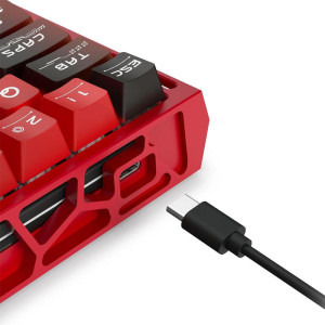 Redragon Venom Rapid Trigger RGB Red/Black Clossed Buttom Pink Magnetic Switch Mecanica