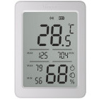 Senzor smart Sonoff Senzor de temperatura & umiditate Smart SNZB-02DR2, ZigBee, Bluetooth, Control vocal, Display LCD