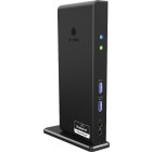 Icy Box Docking Station IB-DK2251AC, 11-in-1, 2x HDMI, 2x USB 3.0, 4x USB 2.0, Gigabit LAN, Audio, Black