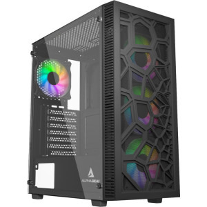 Gaming ZMEU Essential Pro, Intel i5-12400F 2.5GHz, 8GB DDR4, 500GB SSD, RTX 3050 6GB GDDR6, Iluminare RGB