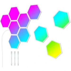 Govee Panou LED RGB Smart b6061301, Wi-Fi, Bluetooth, 10 buc