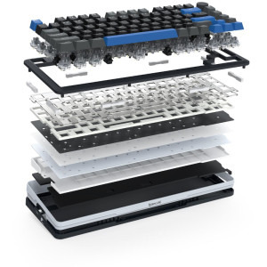 Redragon Cyrus Pro TKL RGB Black/Blue Linear Grey Switch Mecanica