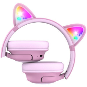 PowerLocus On-Ear, Bobo Cat Ears Kids Pink