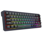 Tastatura Gaming Redragon Nova Magnetic RGB Black Pink Switch Mecanica