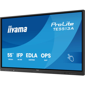 IIyama Smart ProLite TE5513A-B2AG Touchscreen 54.6 inch UHD IPS 8 ms 60 Hz USB-C