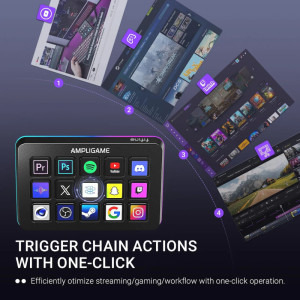 Fifine D6 Stream Controller RGB Black