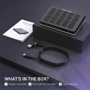 Fifine D6 Stream Controller RGB Black