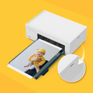 Liene Amber M100, Termica, Color, 100 x 148 mm, Wi-Fi + 20 coli hartie foto + 1x cartus ribbon