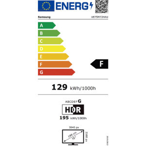 Samsung Smart TV Mini LED UE75M72H Seria M72H 189cm 4K UHD HDR