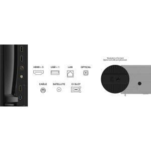 TCL Smart TV 55P69K Seria P69K 139cm 4K UHD HDR