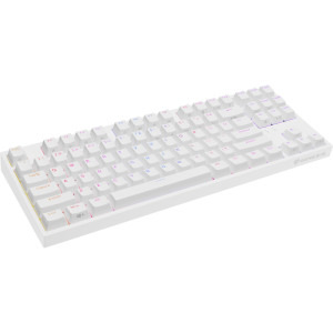 Genesis THOR 404 TKL White RGB Gateron Yellow Pro Switch Mecanica