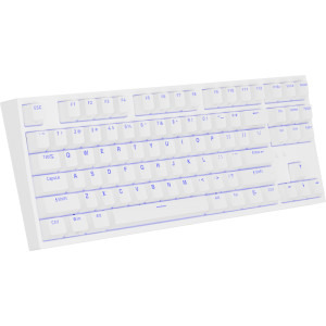 Genesis THOR 404 TKL White RGB Gateron Yellow Pro Switch Mecanica
