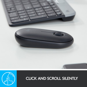 Logitech Pebble M350 Wireless/Bluetooth, Graphite