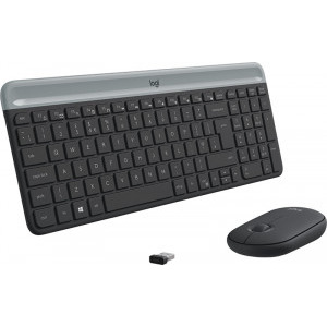 Logitech MK470 Slim Wireless Combo Graphite