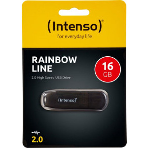 Intenso Rainbow Line 16GB USB 2.0 Black