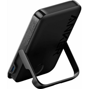 Anker 322 MagGo, Magnetica Wireless, 5000 mAh, USB-C, pentru seria iPhone 12/13/14, Black