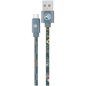 Cablu periferice Tellur USB tip A Male la USB-C Male, 1 m, Albastru