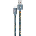 Cablu periferice Tellur USB tip A Male la USB-C Male, 1 m, Albastru
