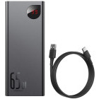 Baterie externa Baseus Adaman, 20000 mAh, 65W, Black, Power Delivery 3.0, QC 4.0, posibilitate incarcare laptop