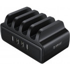 Incarcator retea Orico DUK-4P, 4x USB, 30W, Smart IC, Black