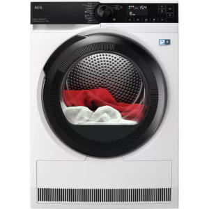 Uscator de rufe AEG TR839P4CE, Pompa de caldura, 9 kg, Clasa D, Inverter, AbsoluteCare, MixDry, PreciseDry, My AEG Care, Iluminare interioara, Alb