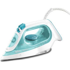 Braun Fier de calcat TexStyle 3 SI3041GR, 2350W, 45g/min, Alb/Verde
