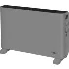 Tesy Convector de podea CN 207 ZF G, 2000 W, Ventilator, Termostat, Functie Turbo, Gri