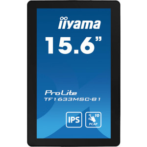 IIyama ProLite TF1633MSC-B1 Touchscreen 15.6 inch FHD IPS 5 ms 60 Hz