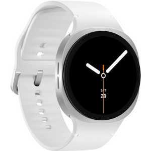 Samsung Galaxy Watch 8, 40 mm, Silver, Wi-Fi, Bluetooth, GPS, NFC, Rezistent la apa