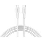 Cablu de date / adaptor Canyon USB-C Male la USB-C Male, 1 m, White